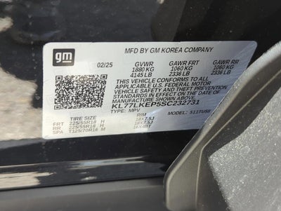 2025 Chevrolet Trax FWD 4dr ACTIV