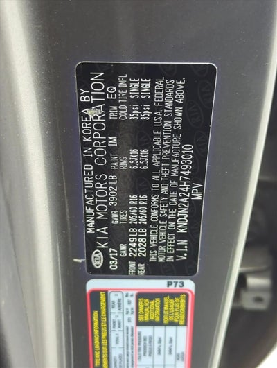 2017 Kia Soul Base Auto