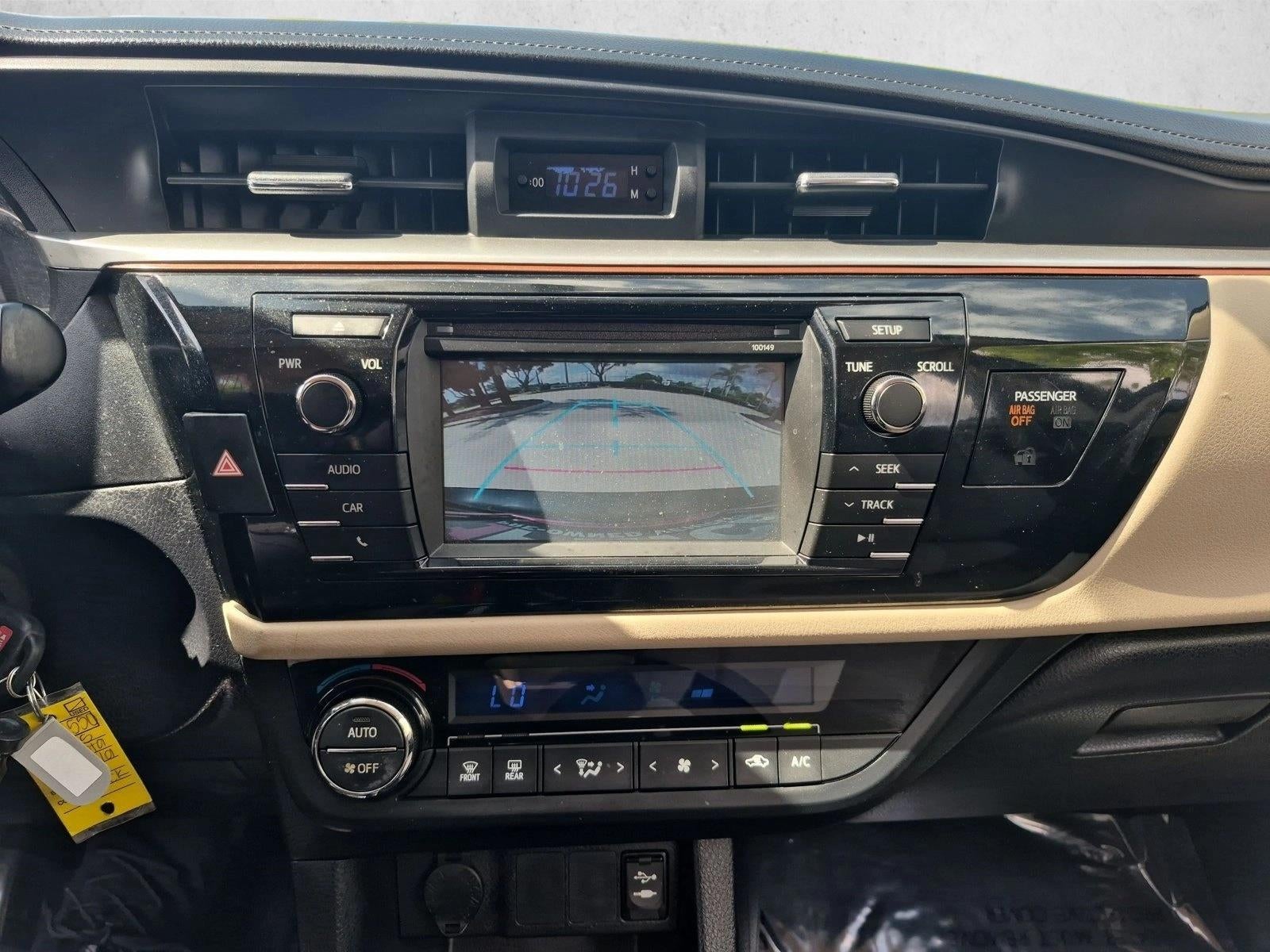2015 Toyota Corolla 4dr Sdn CVT Auto LE (Natl)