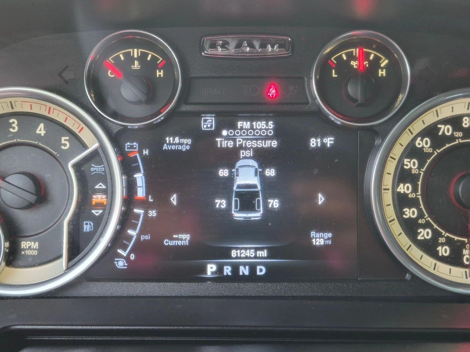 2016 RAM 2500 4WD Mega Cab 6.4 Ft Box Laramie