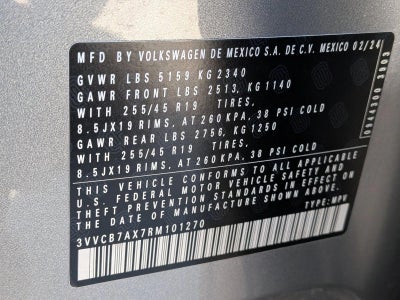 2024 Volkswagen Tiguan 2.0T SE R-Line Black FWD