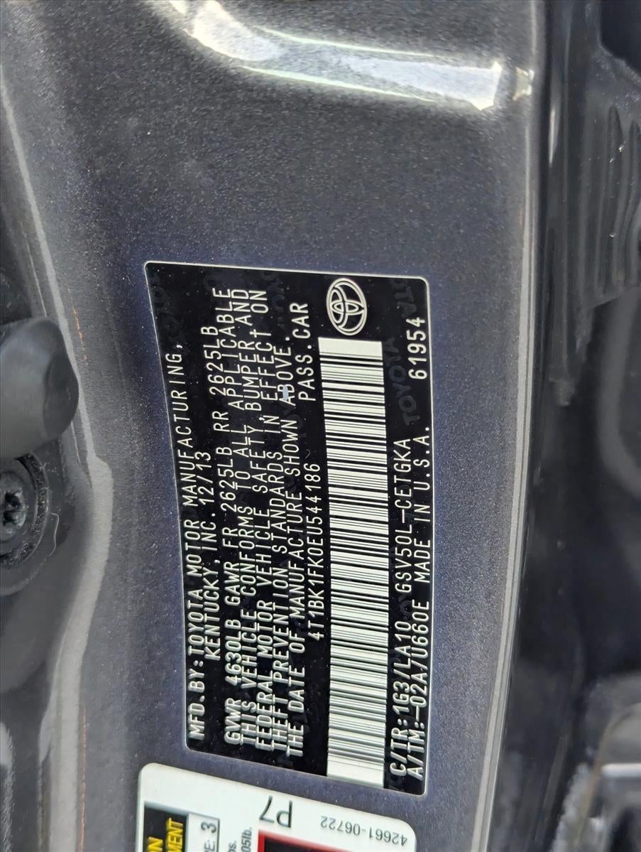 2014 Toyota Camry 4dr Sdn V6 Auto XLE (Natl) *Ltd Avail*