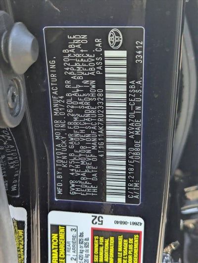 2024 Toyota Camry SE Auto (SE)