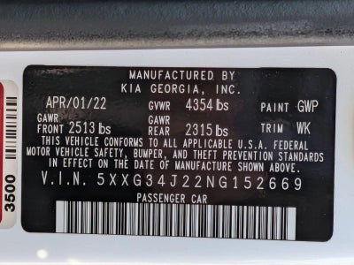 2022 Kia K5 EX Auto FWD
