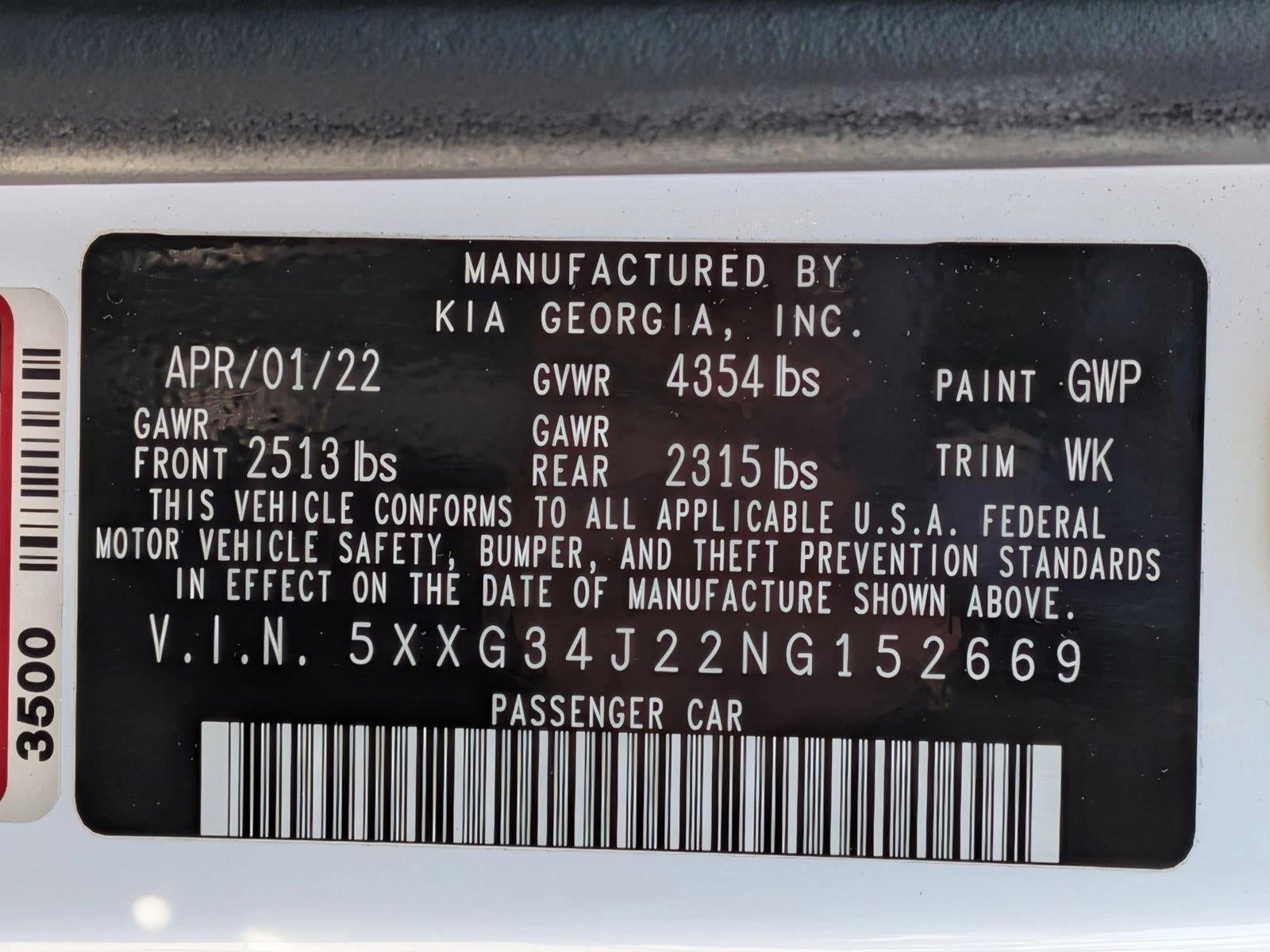 2022 Kia K5 EX Auto FWD
