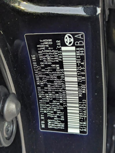 2017 Toyota Corolla LE CVT (Natl)