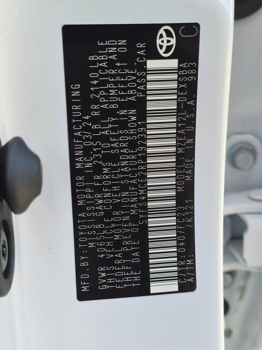 2024 Toyota Corolla SE CVT (Natl)