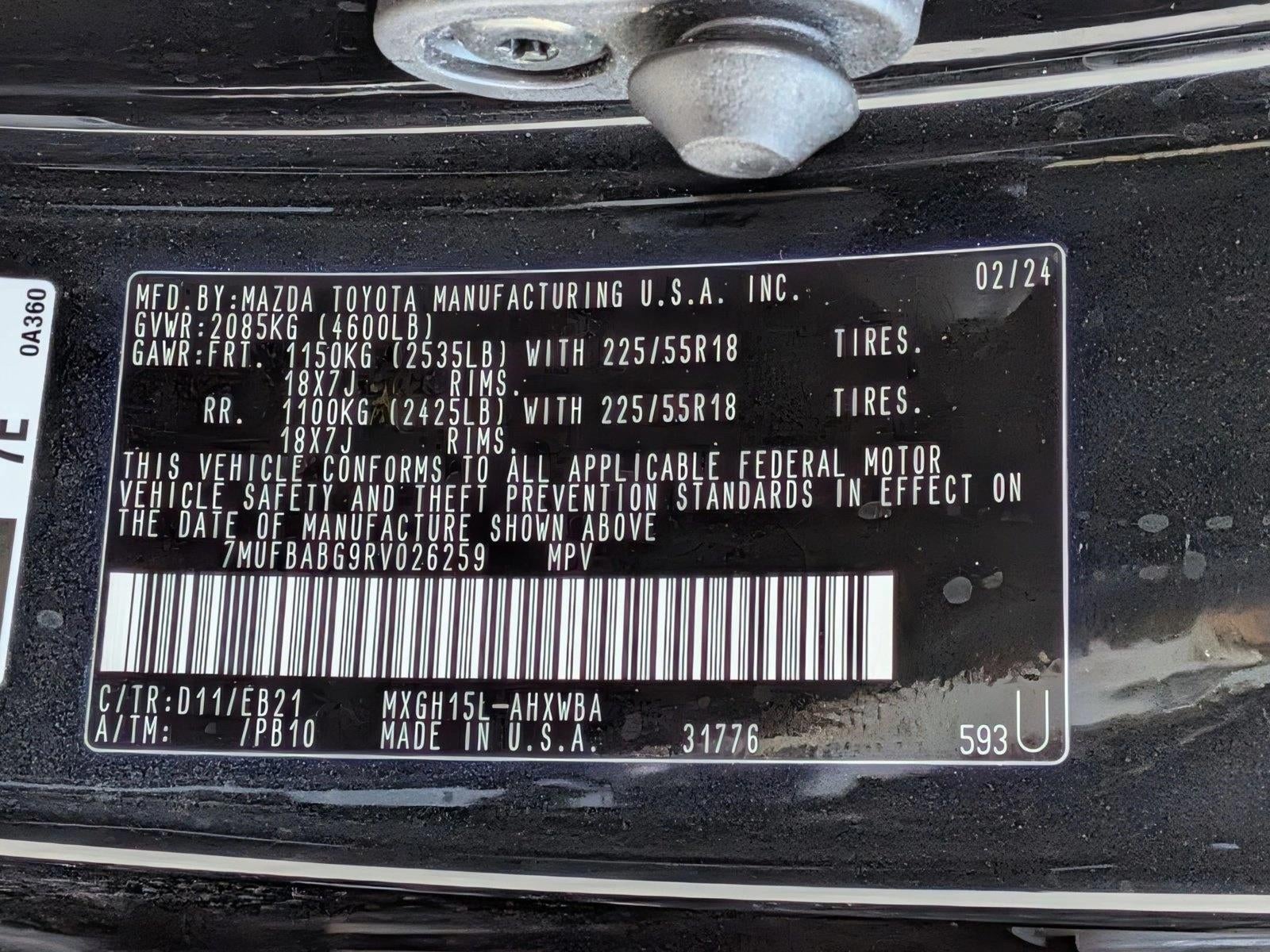 2024 Toyota Corolla Cross Hybrid XSE 4WD (Natl)