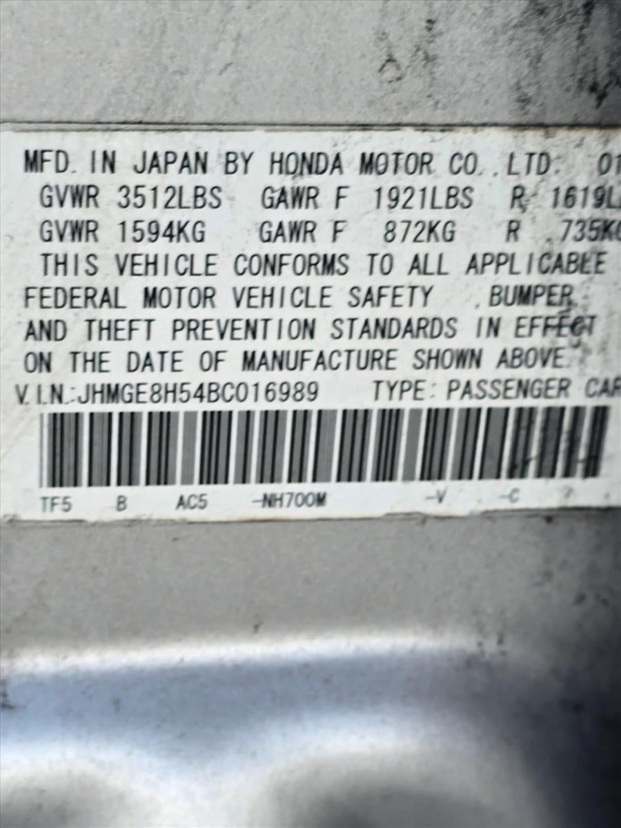2011 Honda Fit Automatic Sport