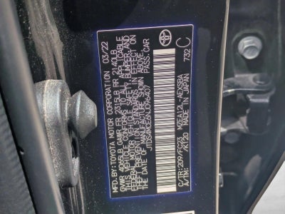 2022 Toyota Corolla SE CVT (Natl)