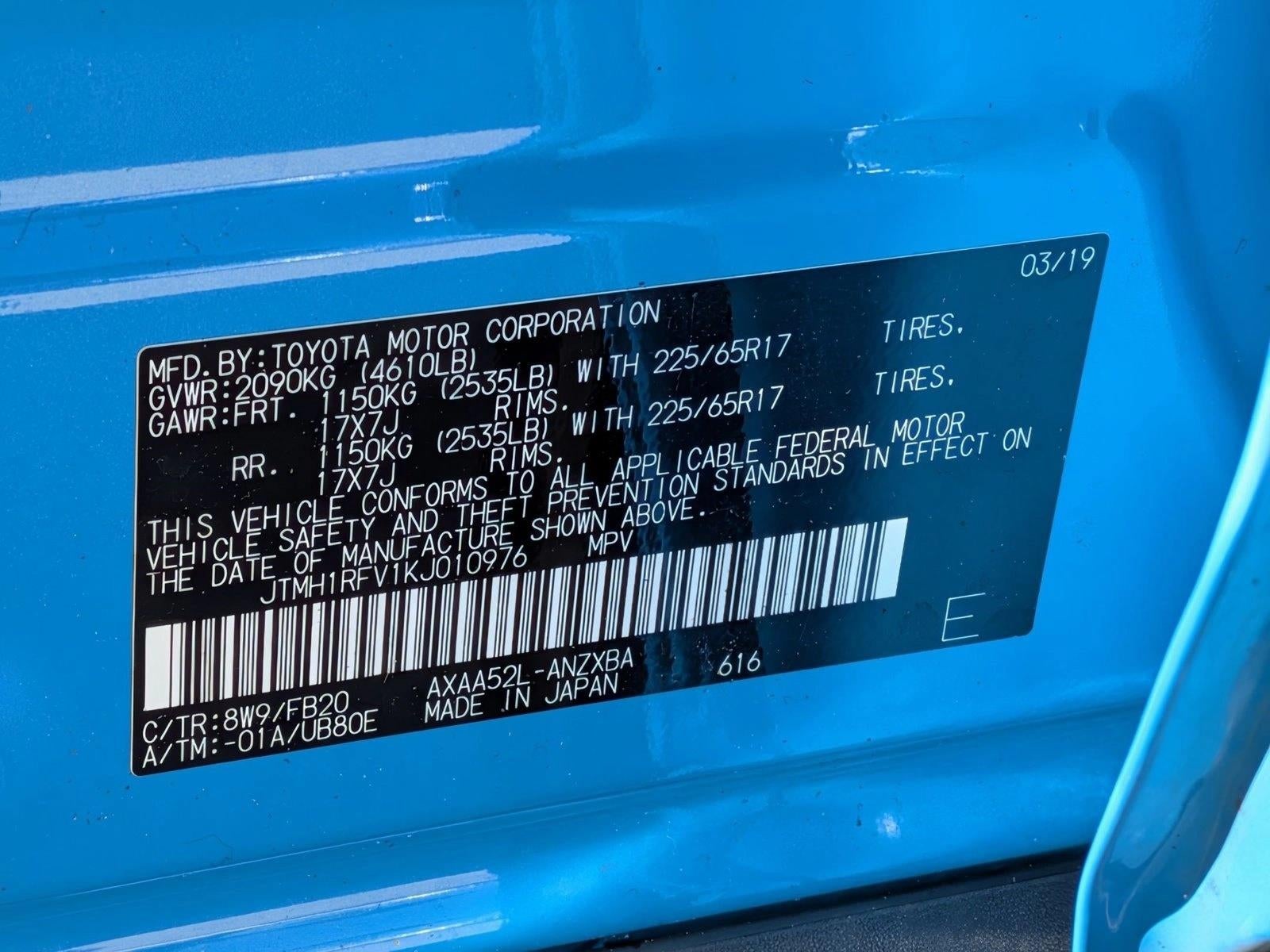 2019 Toyota RAV4 LE FWD (GS)