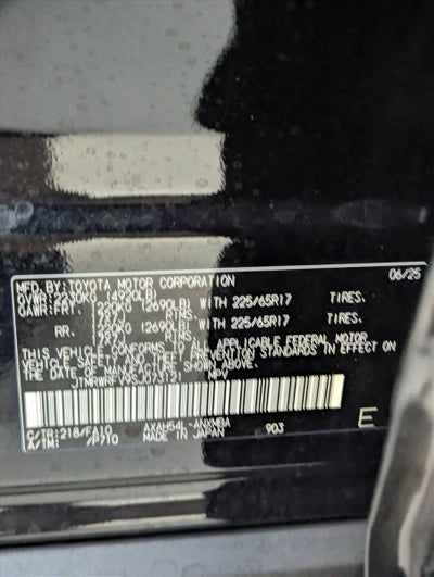 2025 Toyota RAV4 Hybrid XLE AWD (Natl)