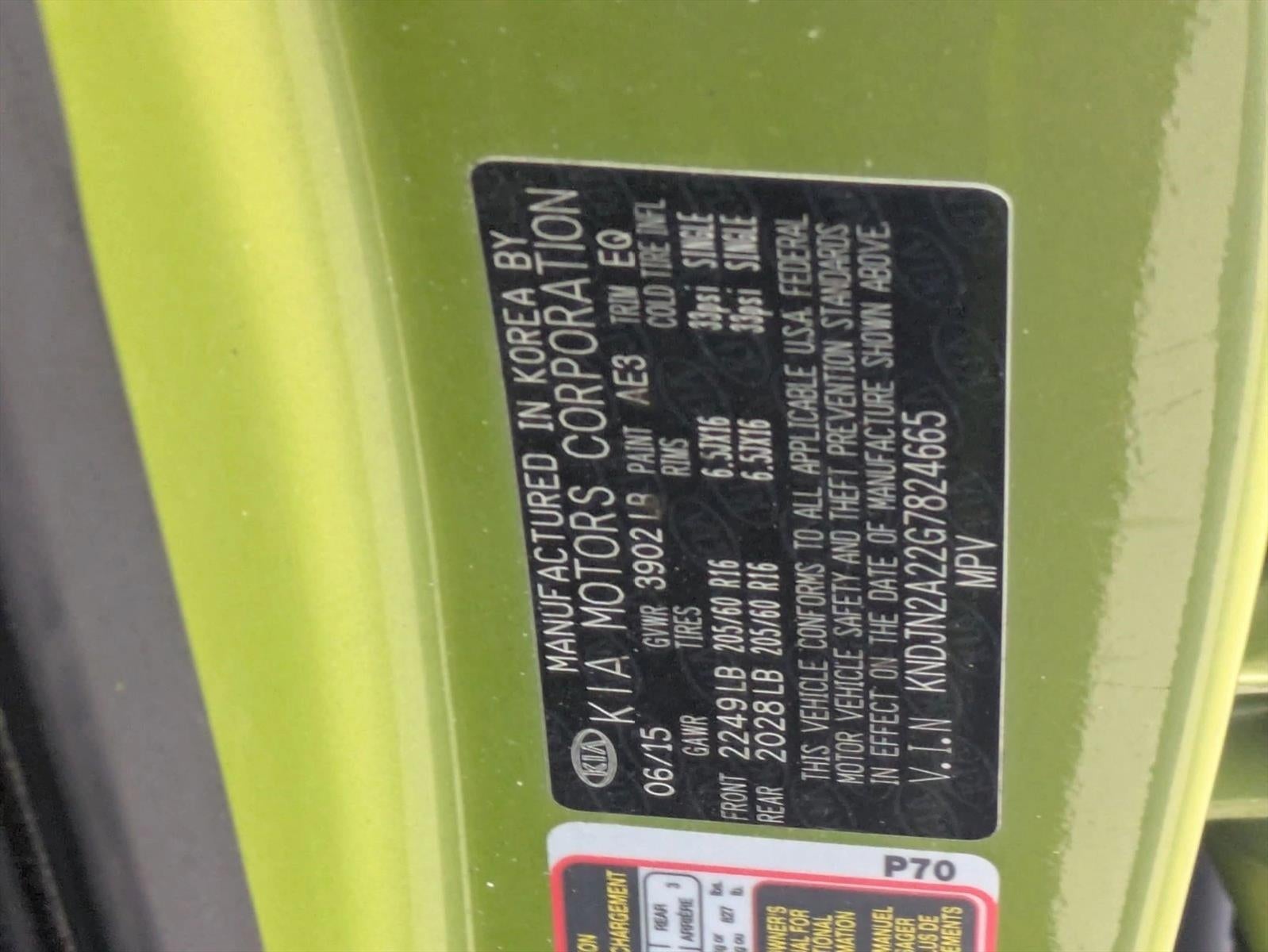 2016 Kia Soul 5dr Wgn Auto Base