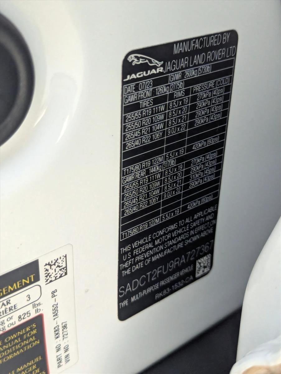 2024 Jaguar F-PACE R-Dynamic S P400 AWD