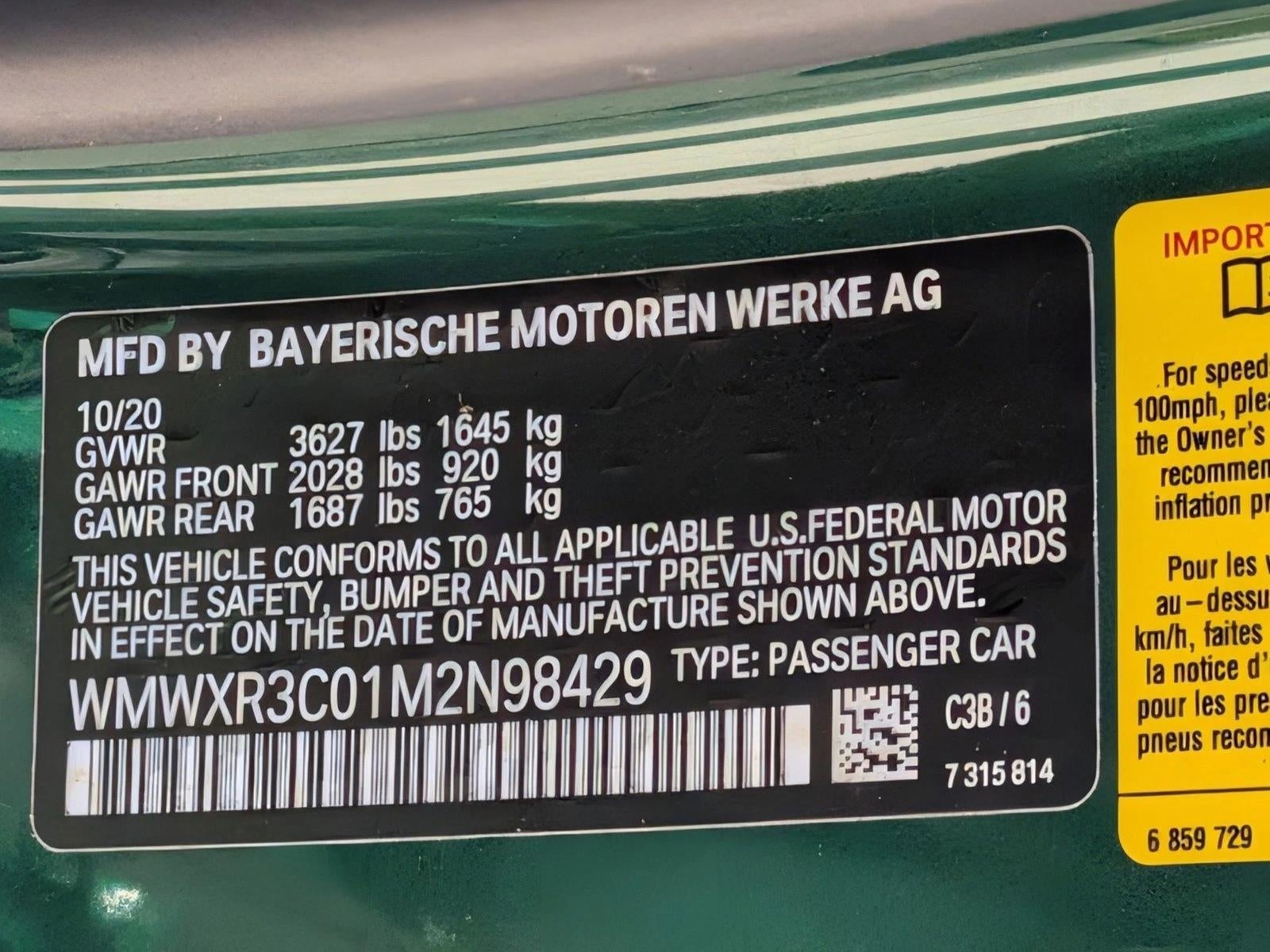 2021 MINI Cooper Hardtop 2 Door Cooper