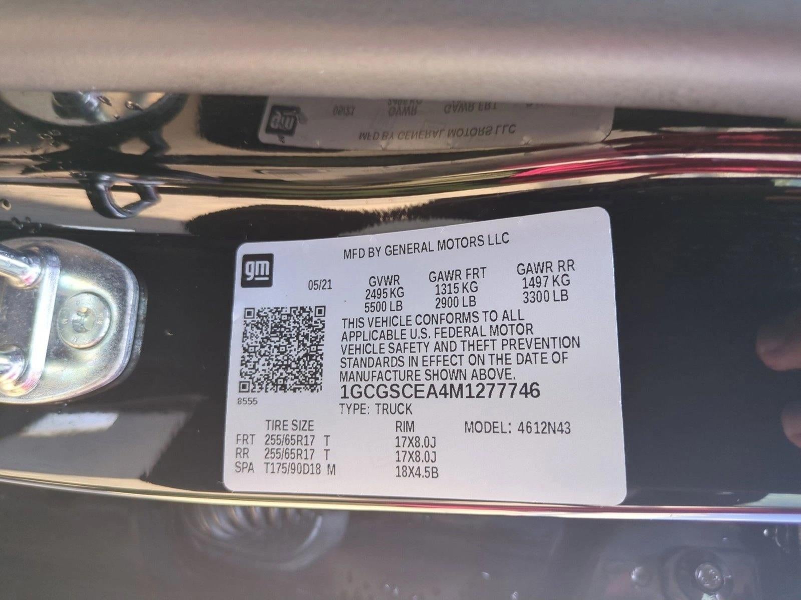 2021 Chevrolet Colorado Crew Cab Short Box 2-Wheel Drive LT