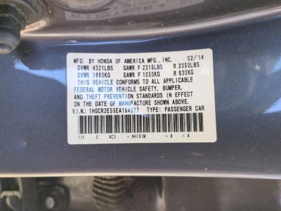 2014 Honda Accord Sedan Sport Manual