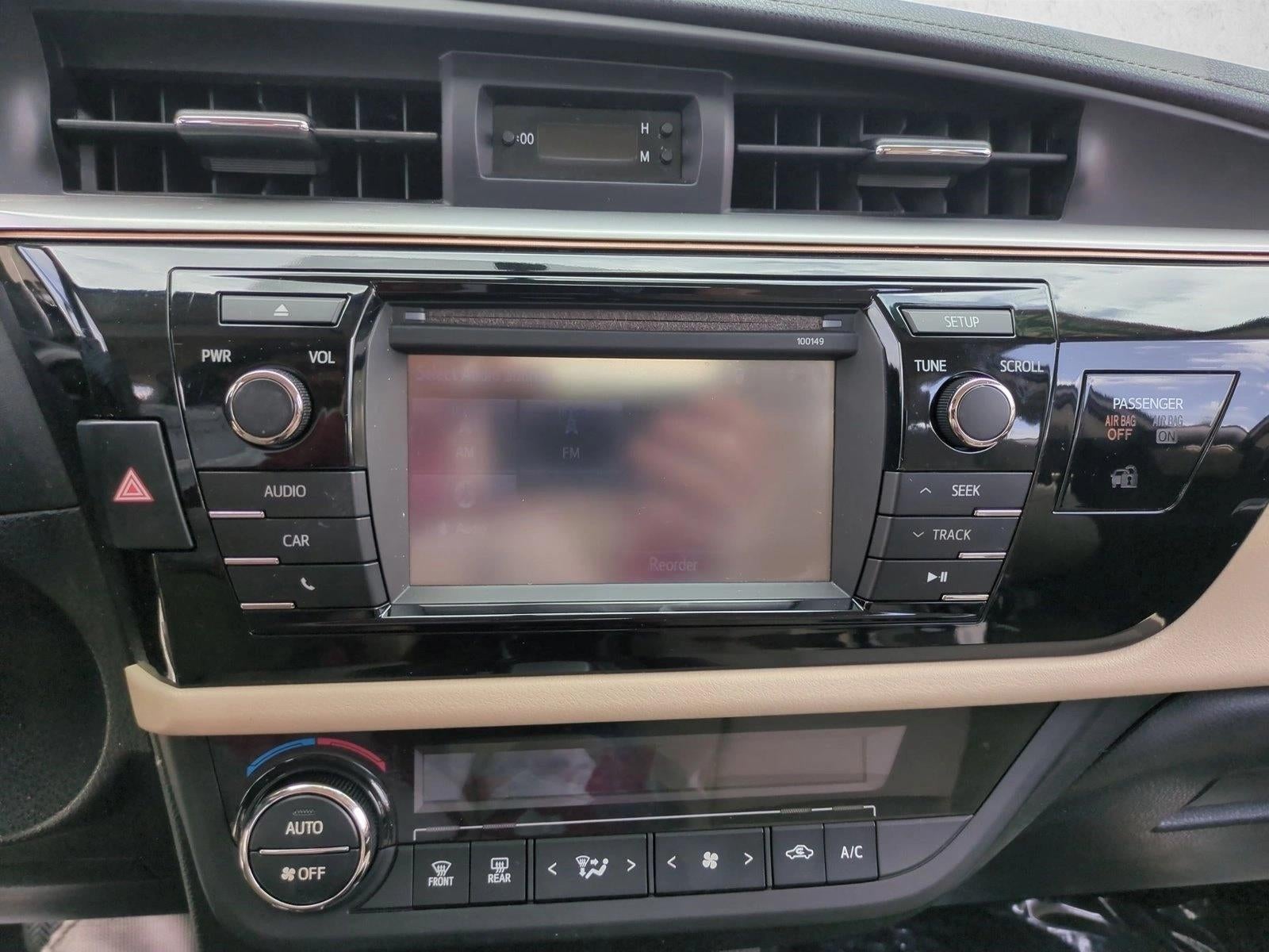 2014 Toyota Corolla 4dr Sdn CVT Auto LE (Natl)