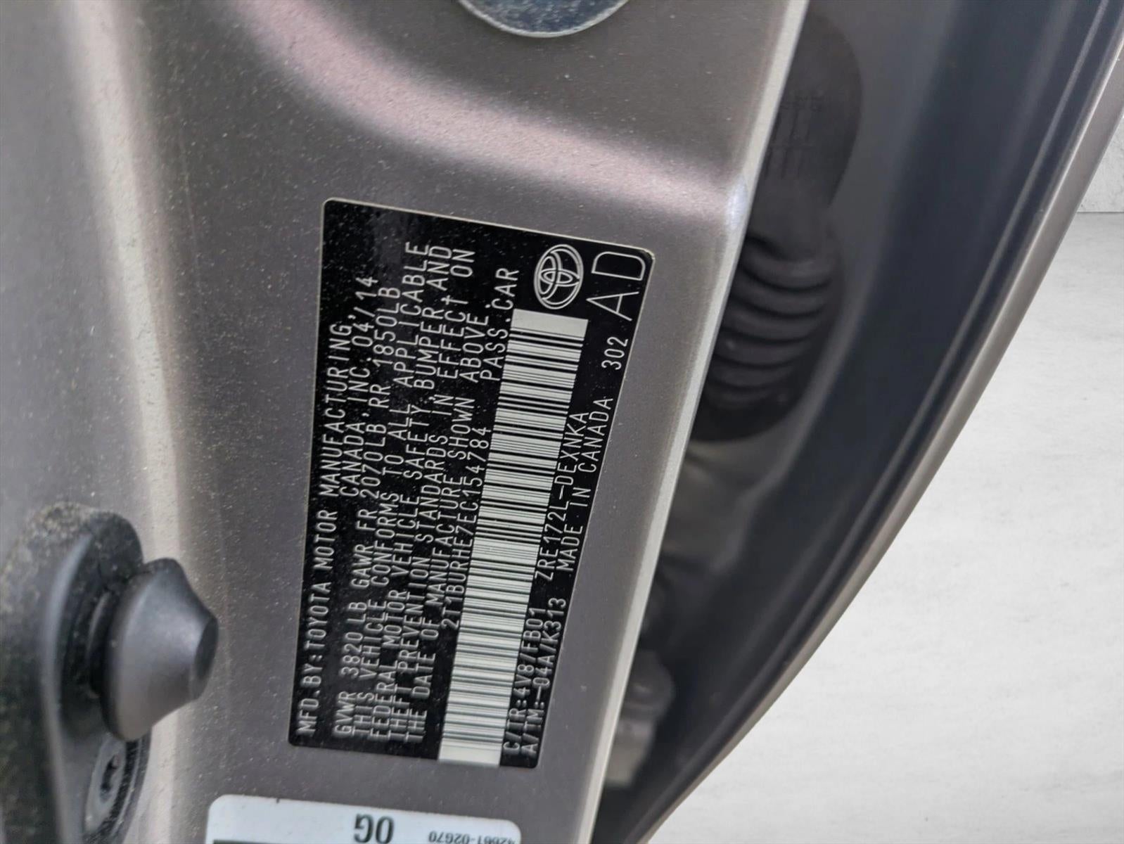 2014 Toyota Corolla 4dr Sdn CVT Auto LE (Natl)