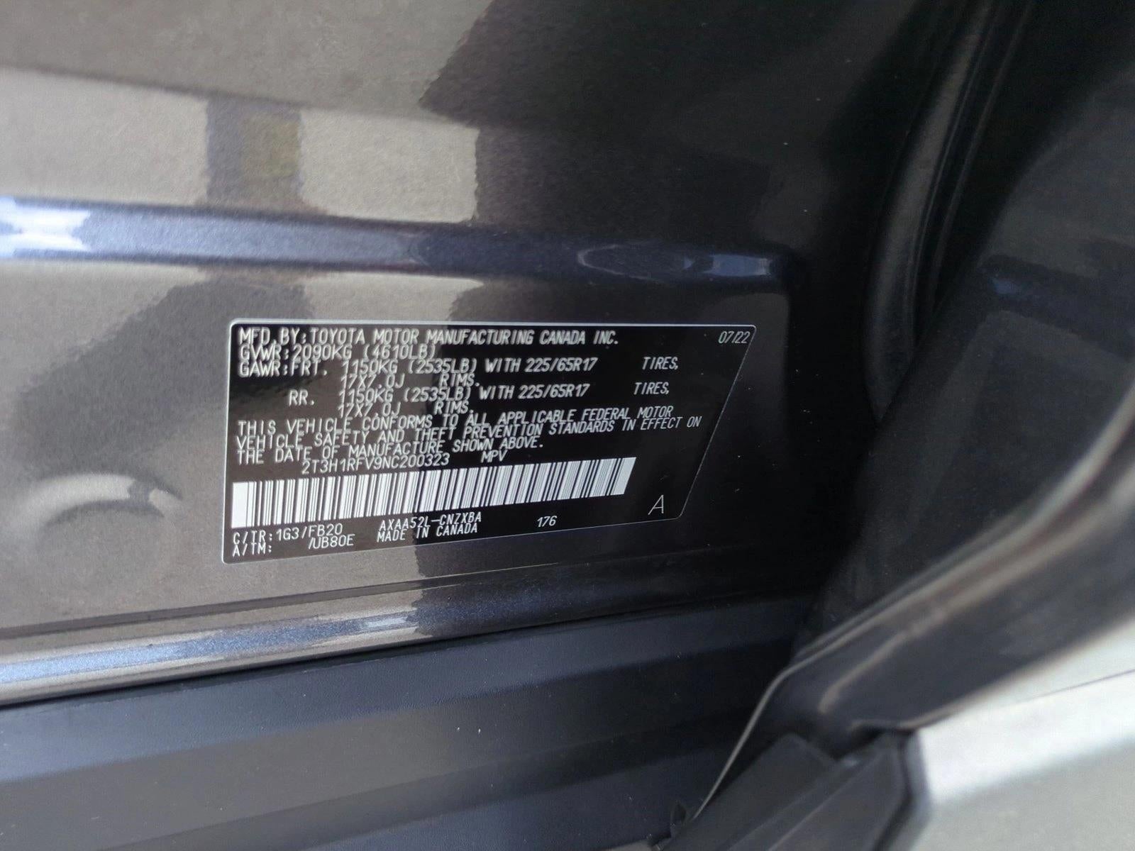 2022 Toyota RAV4 LE FWD (GS)
