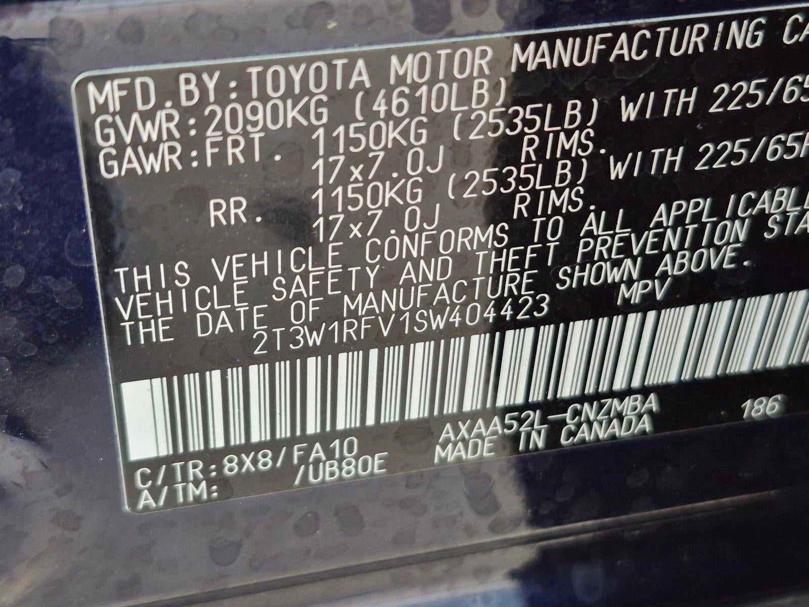 2025 Toyota RAV4 XLE FWD (GS)