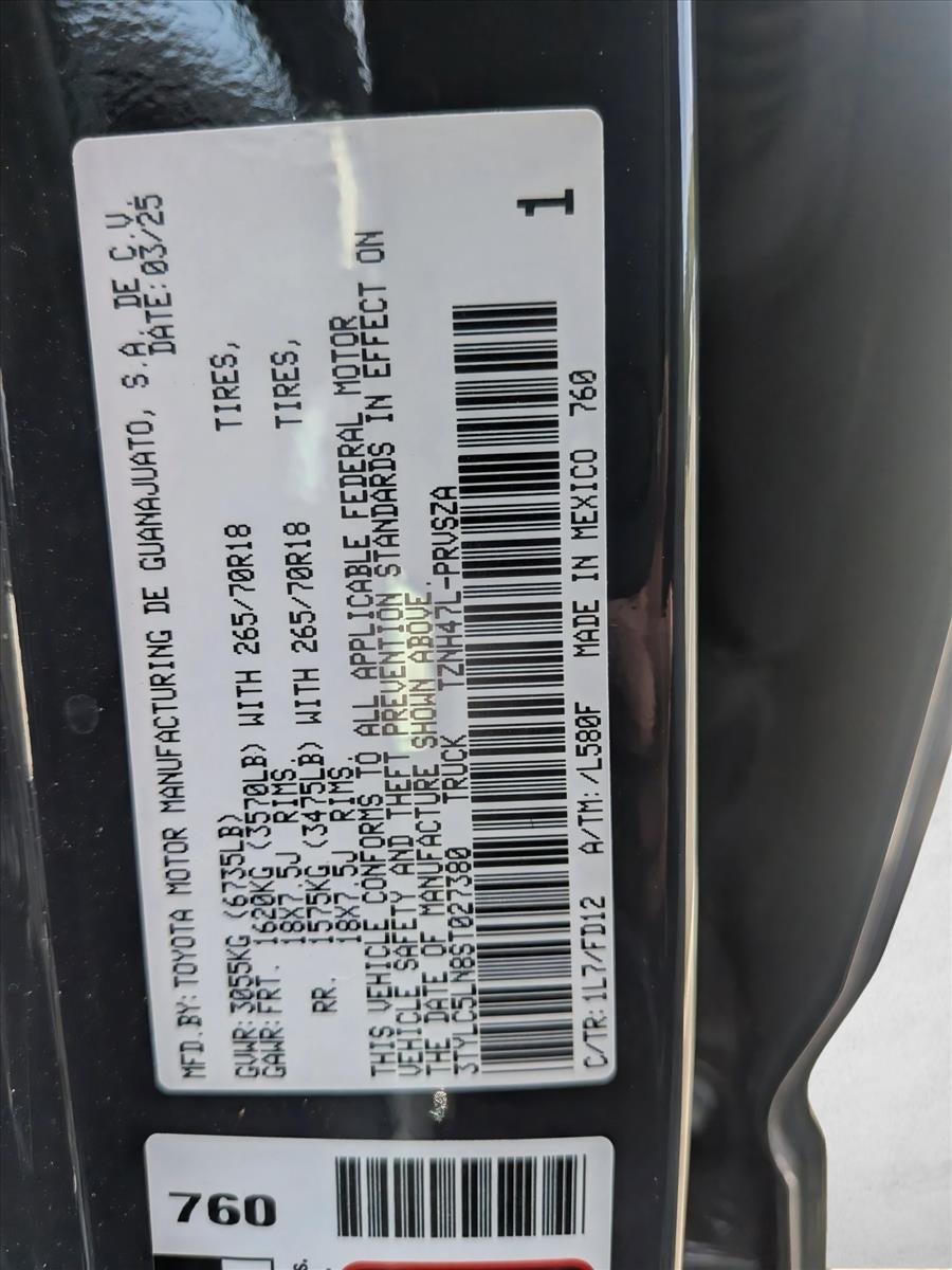 2025 Toyota Tacoma 4WD 4WD TRD Off Road Hybrid Double Cab 5' Bed AT (Natl)