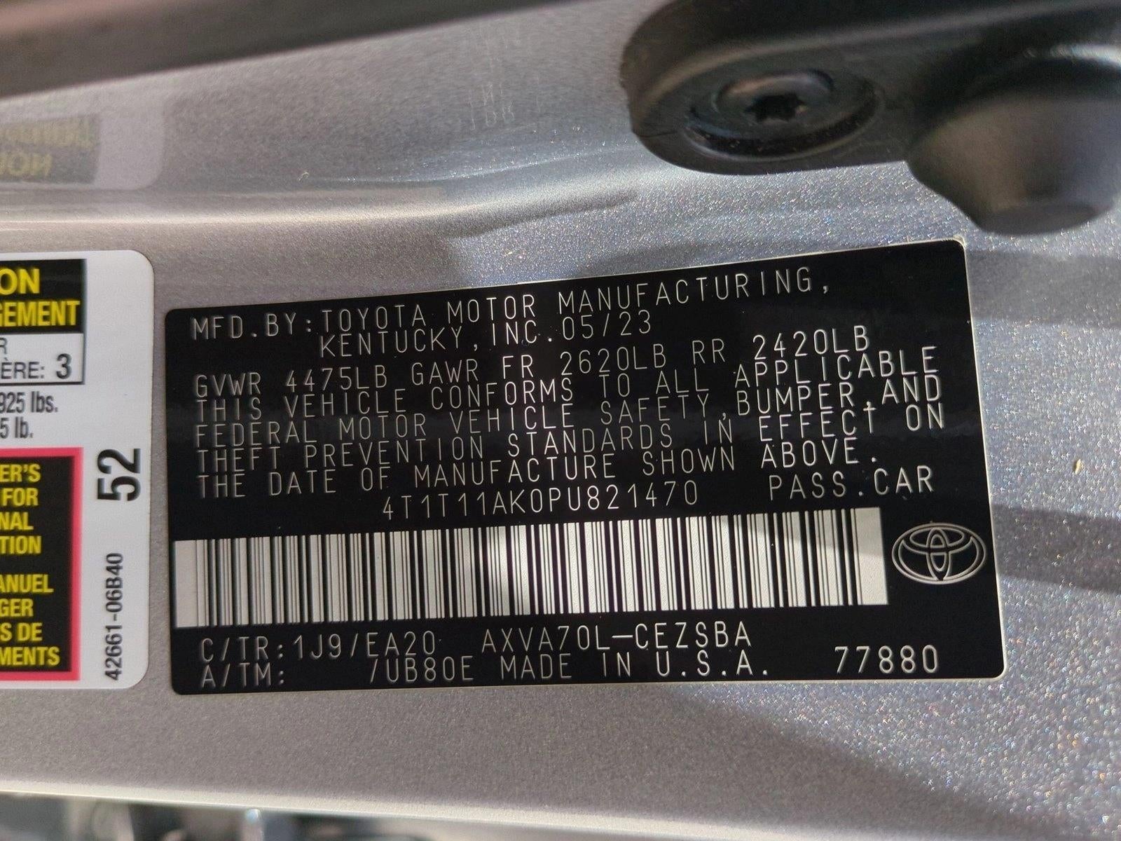 2023 Toyota Camry SE Auto (SE)
