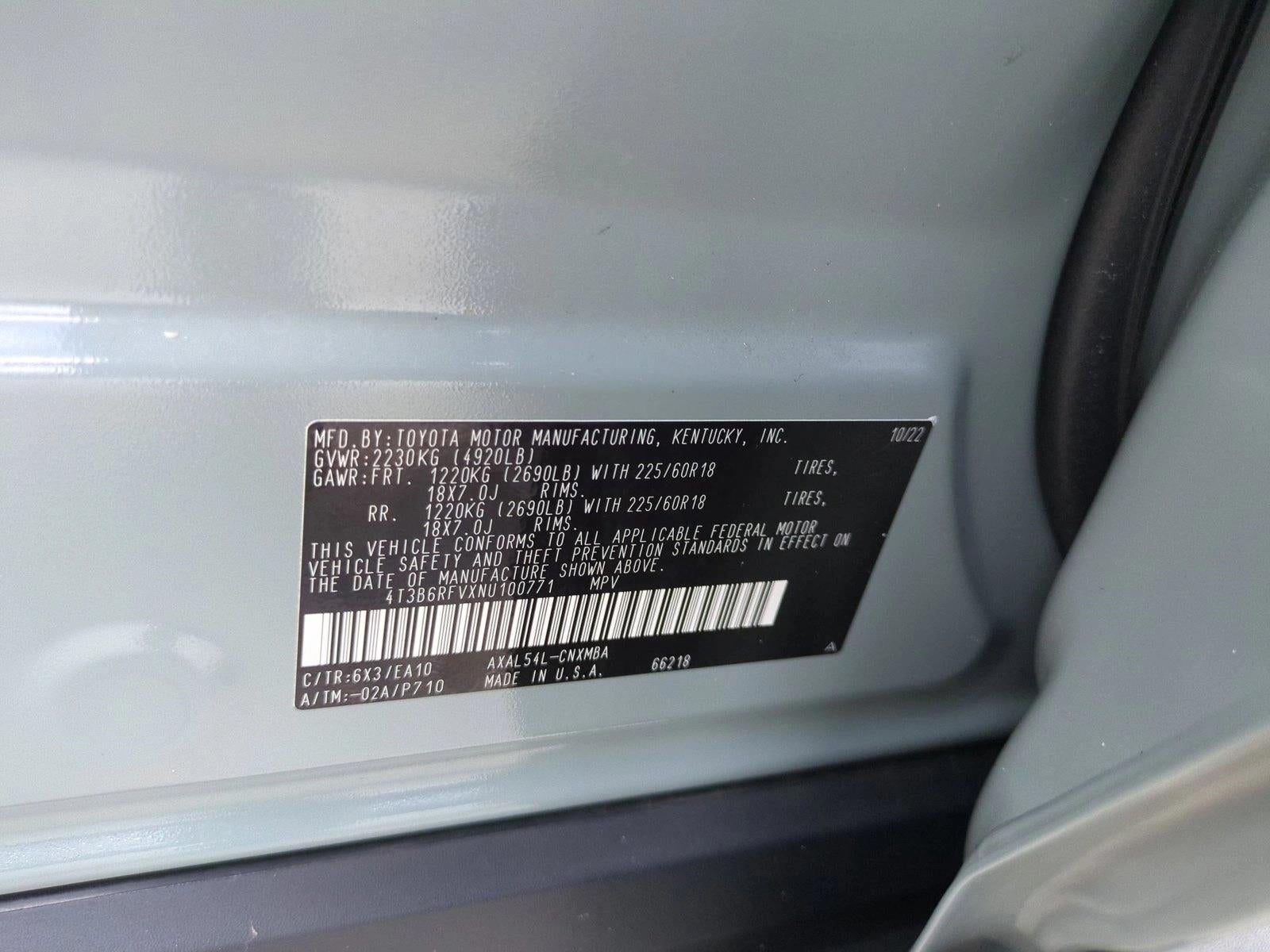 2022 Toyota RAV4 Hybrid XLE Premium AWD (Natl)