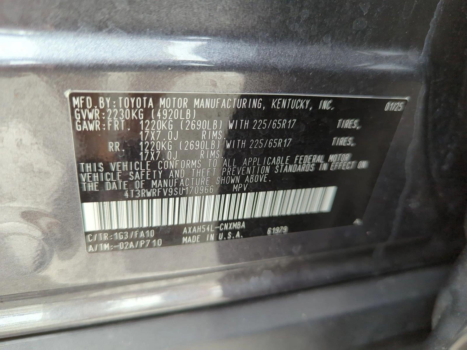 2025 Toyota RAV4 Hybrid XLE AWD (Natl)