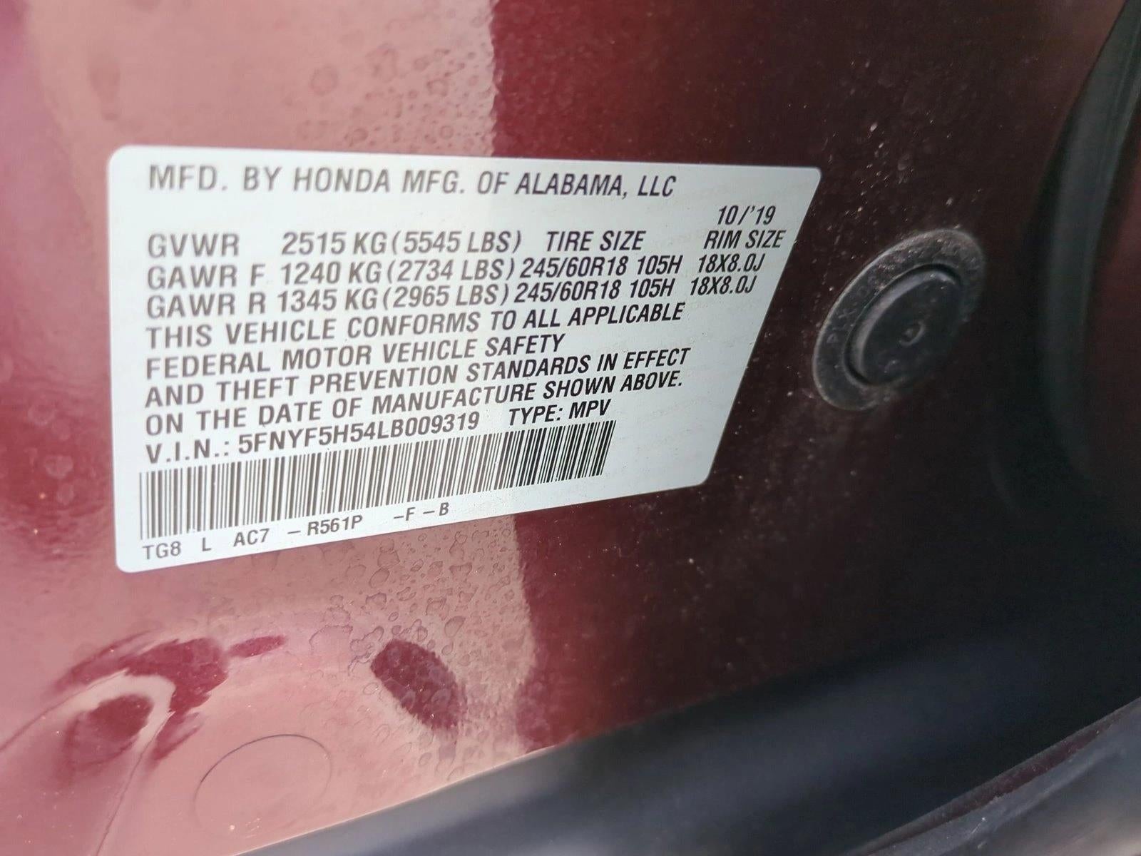 2020 Honda Pilot EX-L 2WD