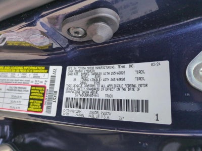2024 Toyota Tundra 2WD 2WD 1794 Edition CrewMax 5.5' Bed (Natl)