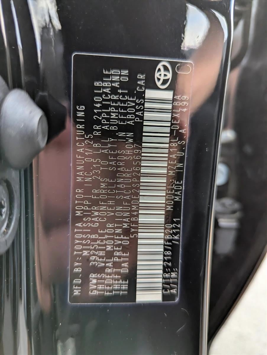 2025 Toyota Corolla LE CVT (Natl)