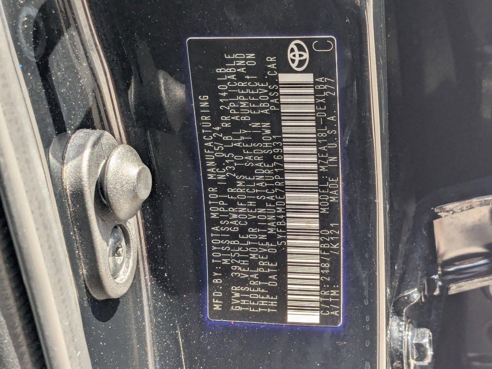 2024 Toyota Corolla LE CVT (Natl)