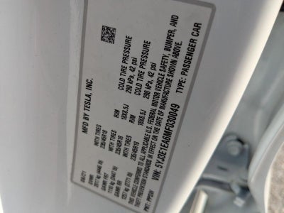 2021 Tesla Model 3 Standard Range Plus RWD