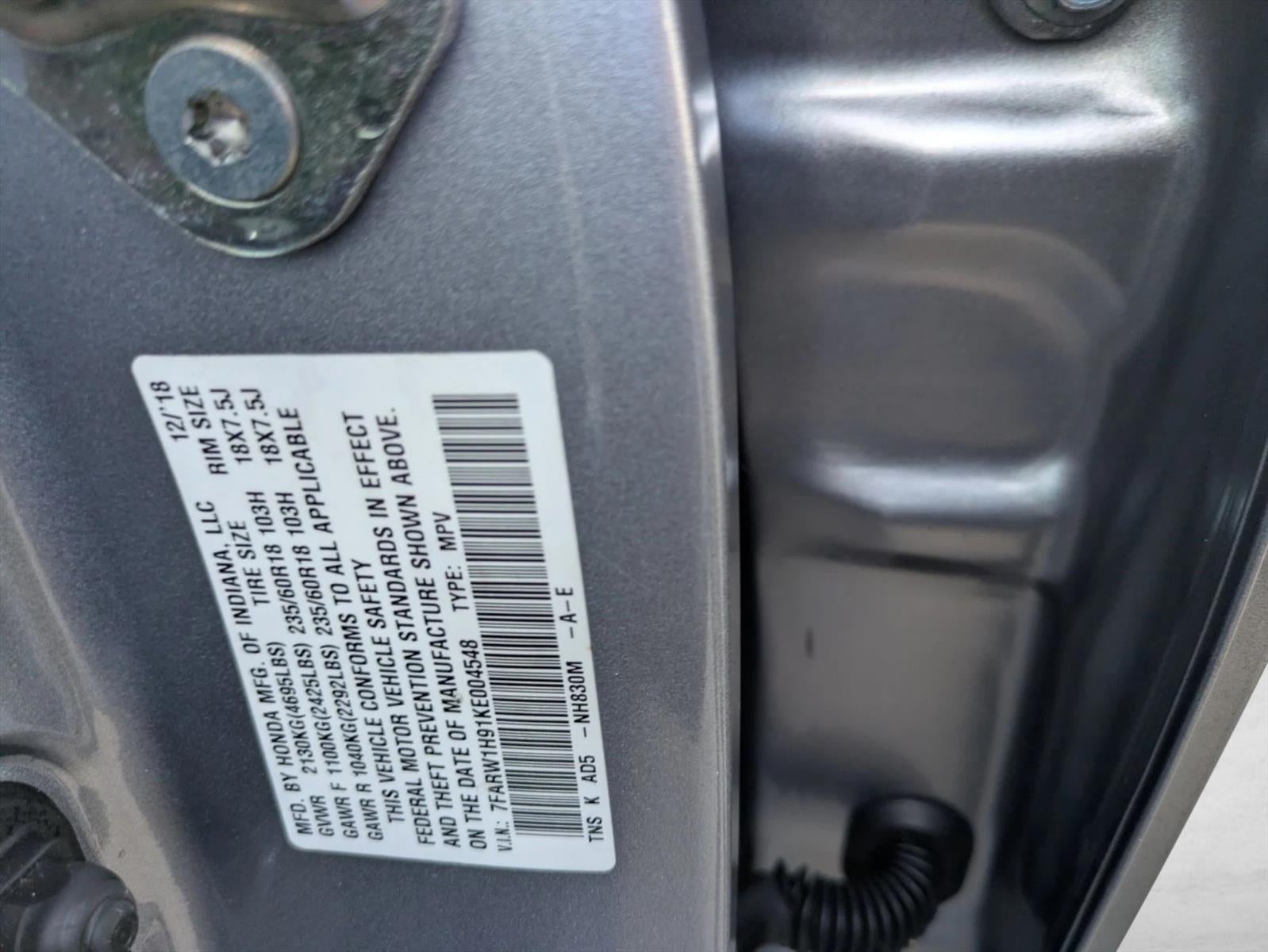 2019 Honda CR-V Touring 2WD