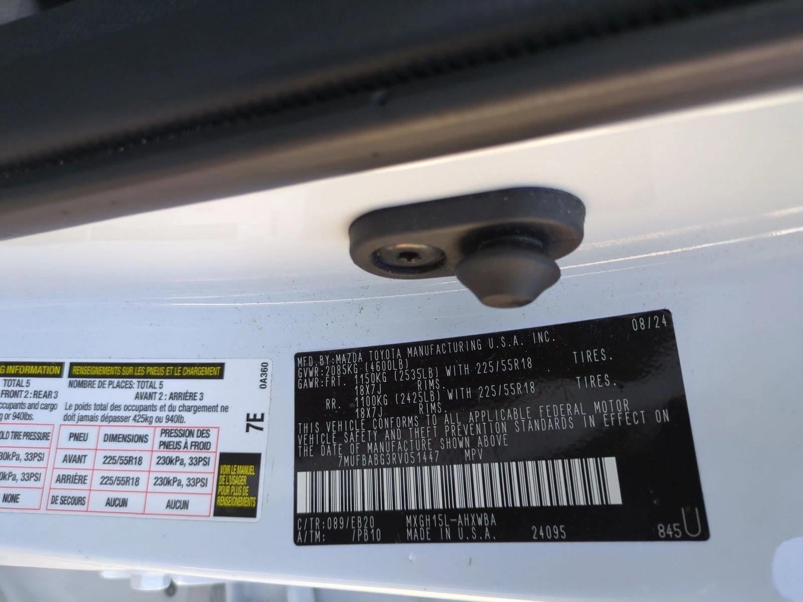 2024 Toyota Corolla Cross Hybrid XSE 4WD (Natl)