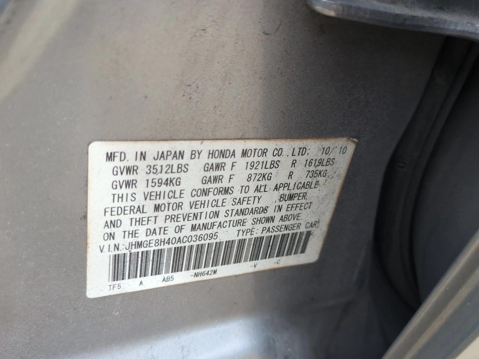 2010 Honda Fit Automatic Sport