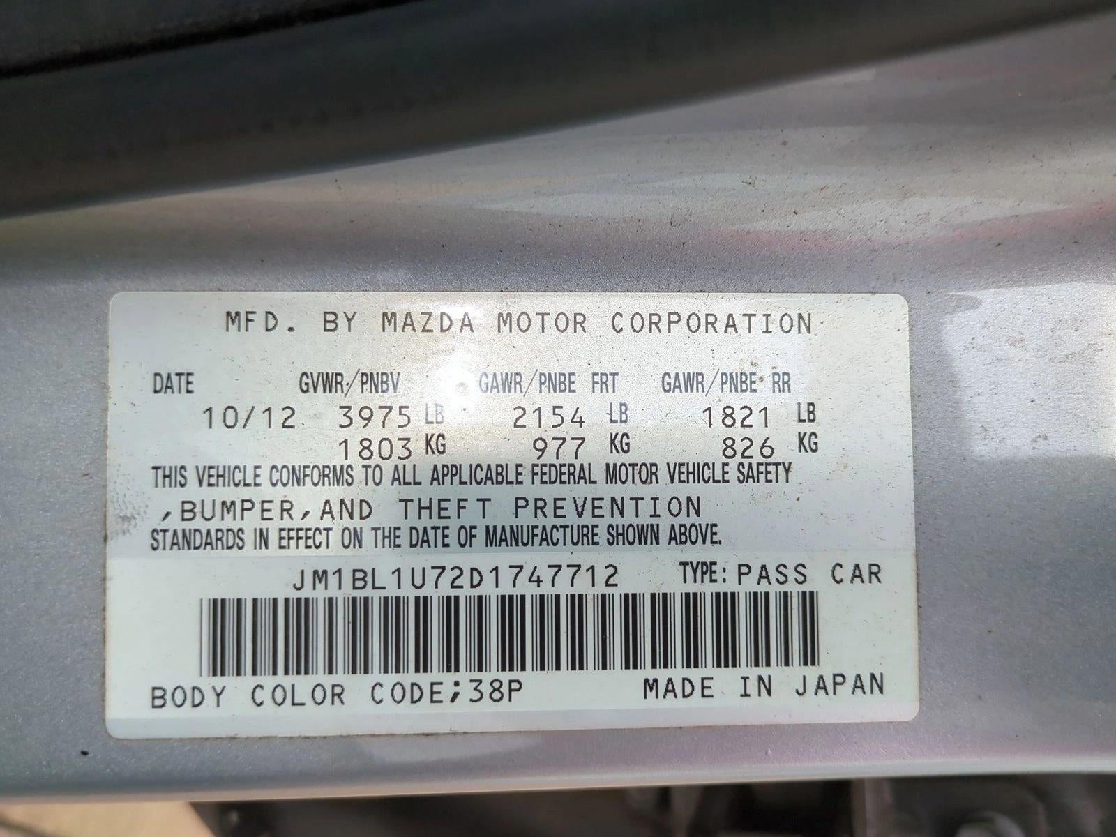 2013 Mazda Mazda3 4dr Sdn Man i Sport