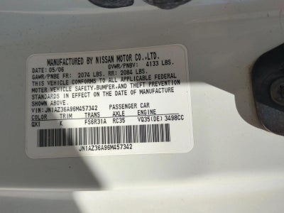 2006 Nissan 350Z 2dr Roadster Touring Manual