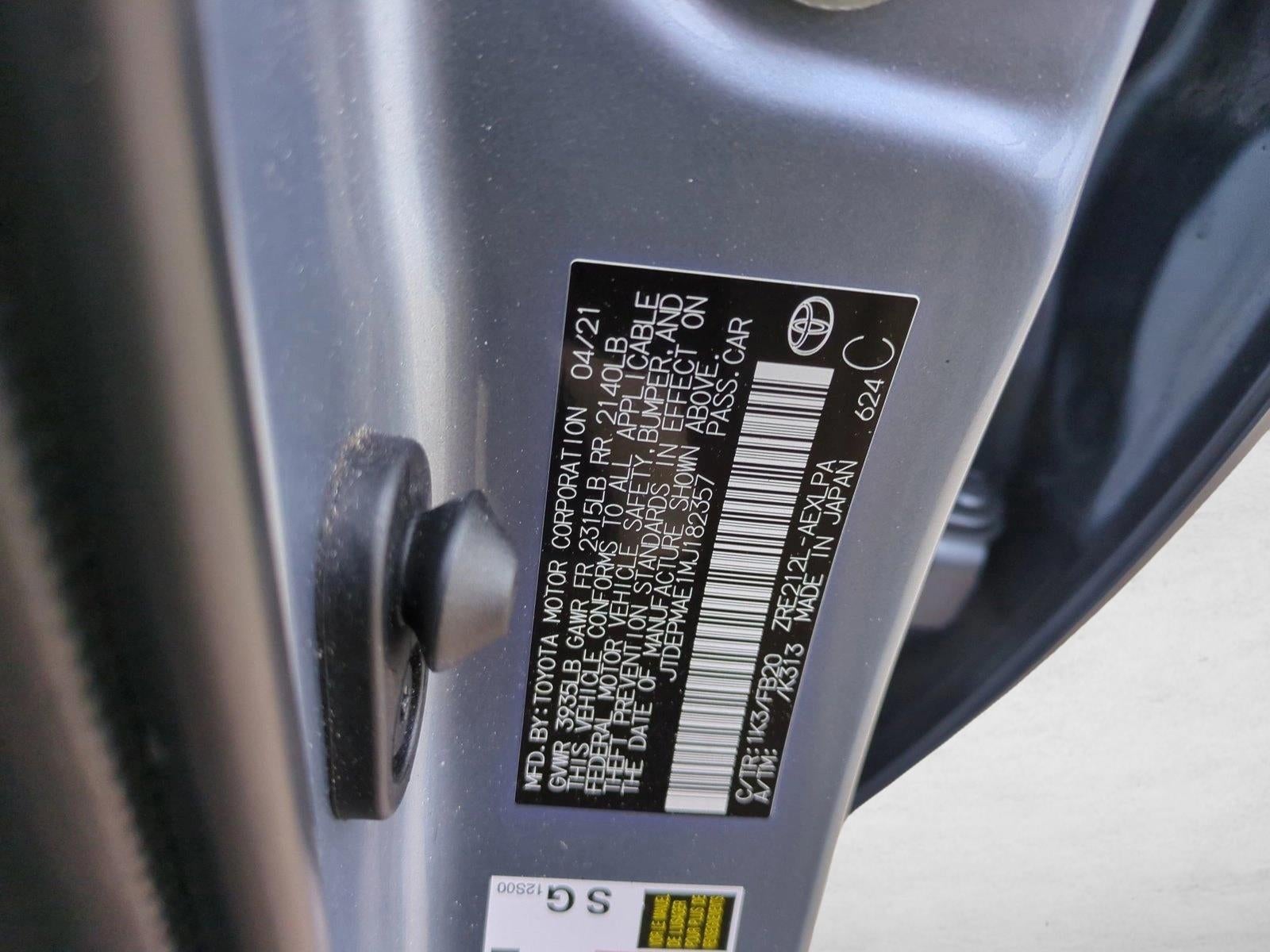 2021 Toyota Corolla LE CVT (Natl)