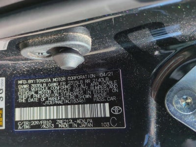 2021 Toyota Corolla LE CVT (Natl)