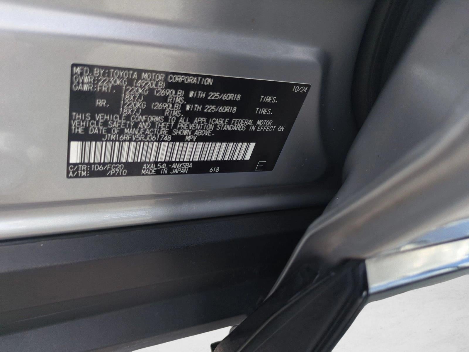 2024 Toyota RAV4 Hybrid SE AWD (Natl)