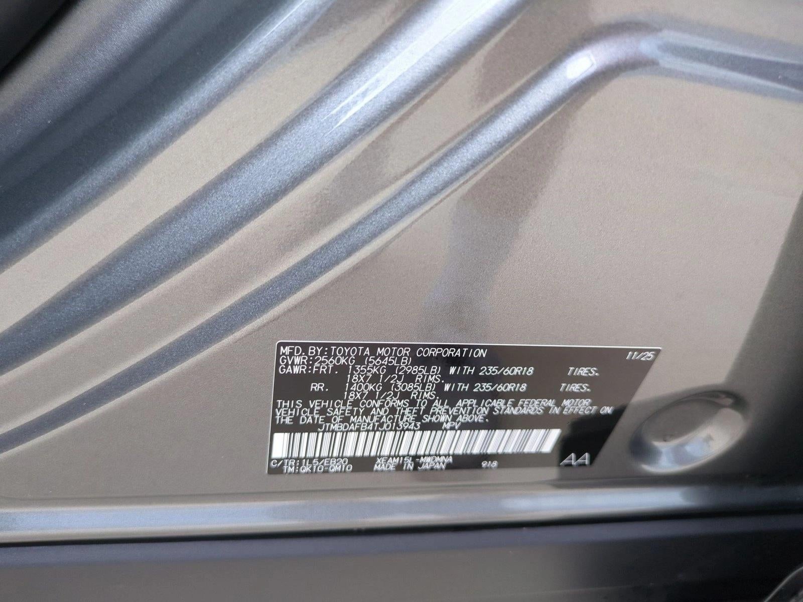 2026 Toyota bZ XLE AWD (Natl)