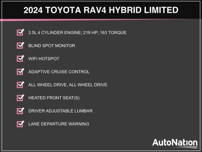2024 Toyota RAV4 Hybrid Limited AWD (Natl)