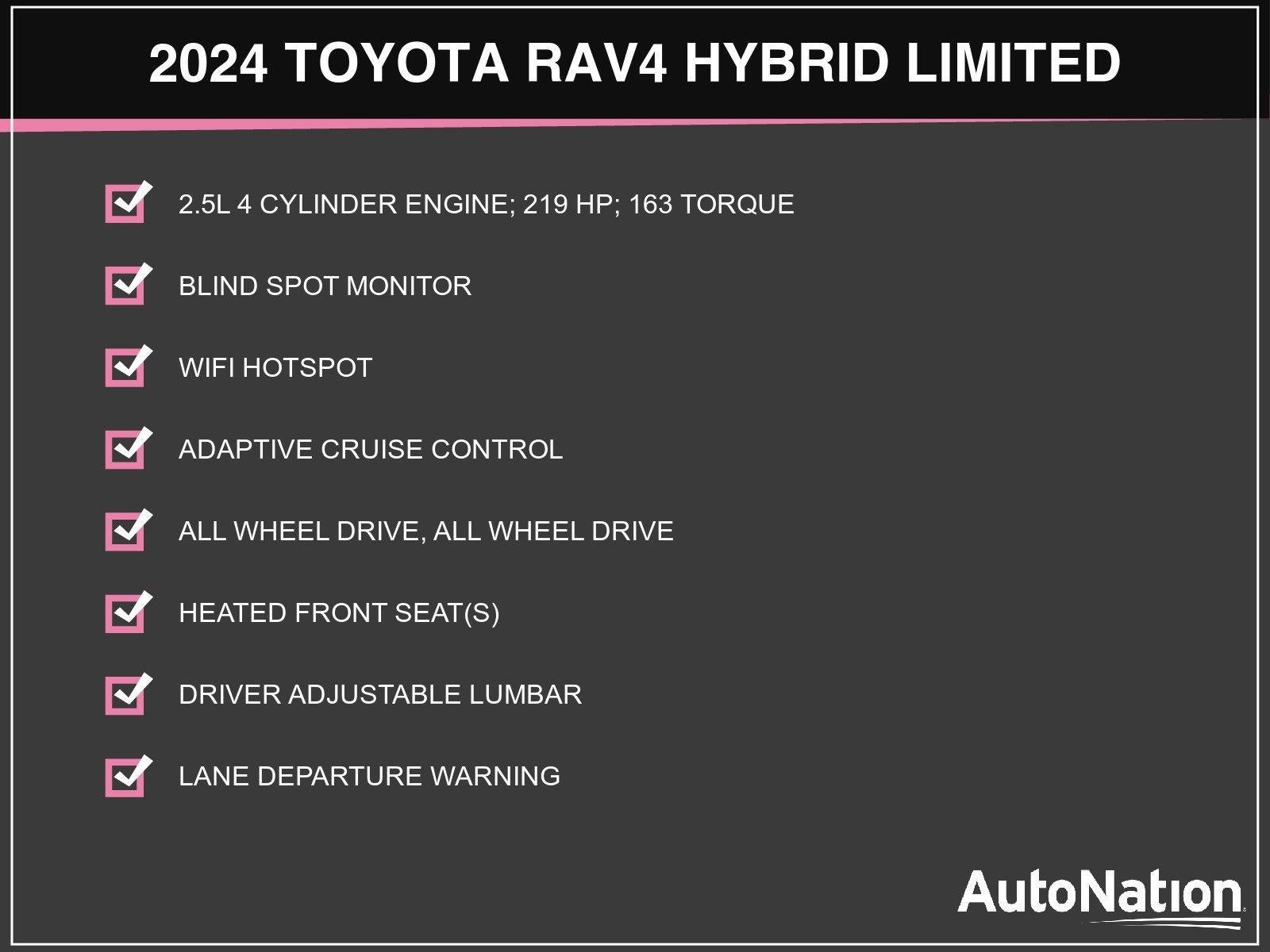2024 Toyota RAV4 Hybrid Limited AWD (Natl)