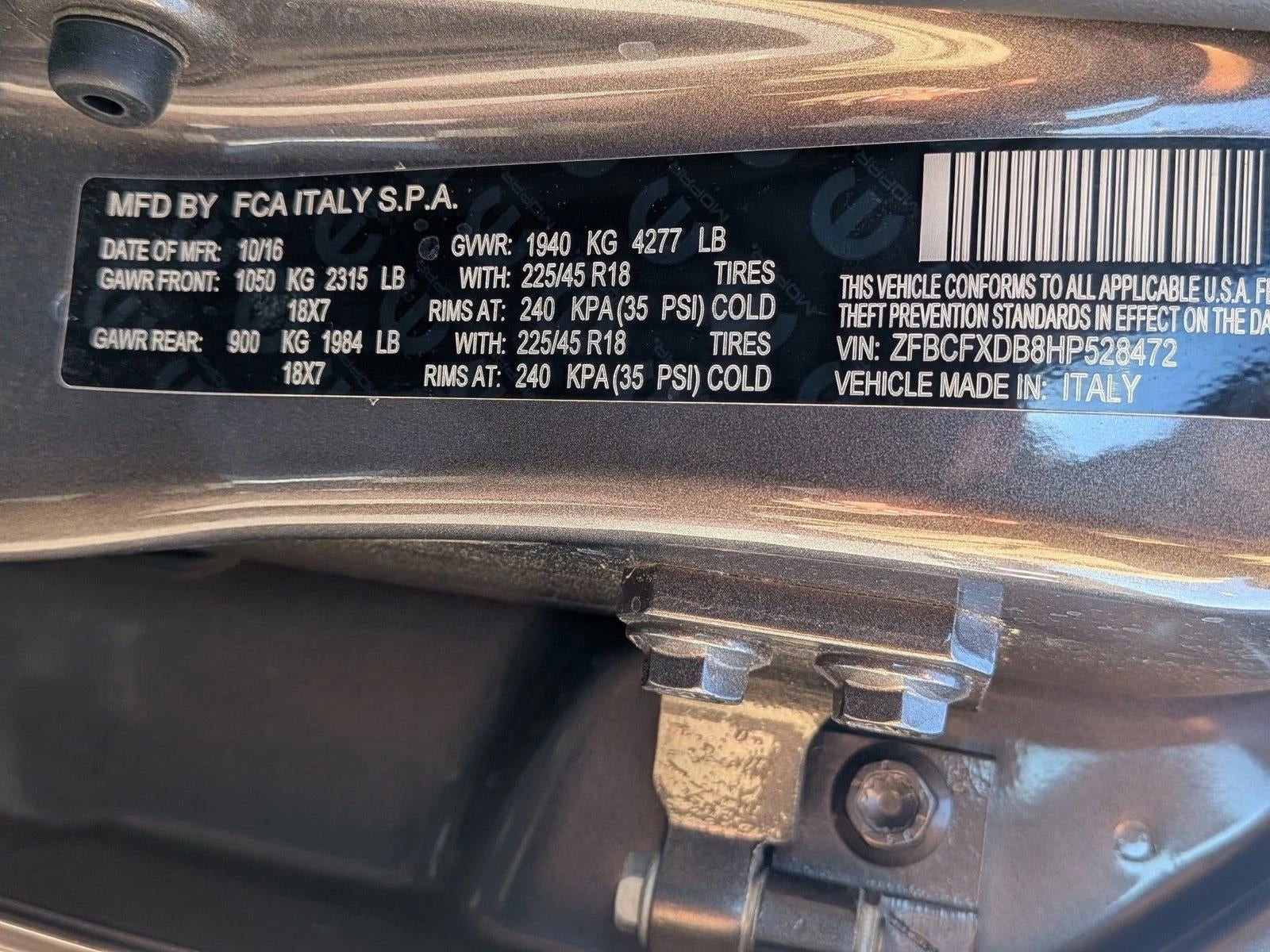 2017 FIAT 500X Lounge FWD