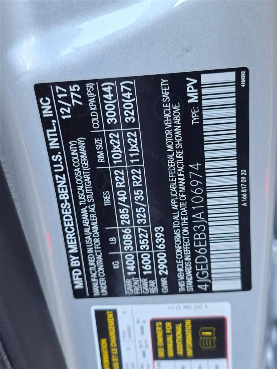 2018 Mercedes-Benz GLE AMG® GLE 43 4MATIC® Coupe