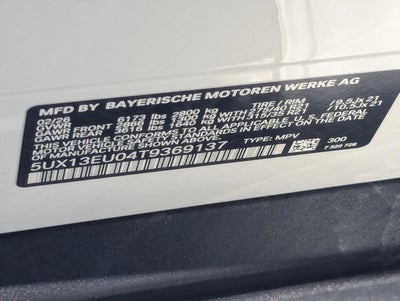 2026 BMW X5 sDrive40i Sports Activity Vehicle