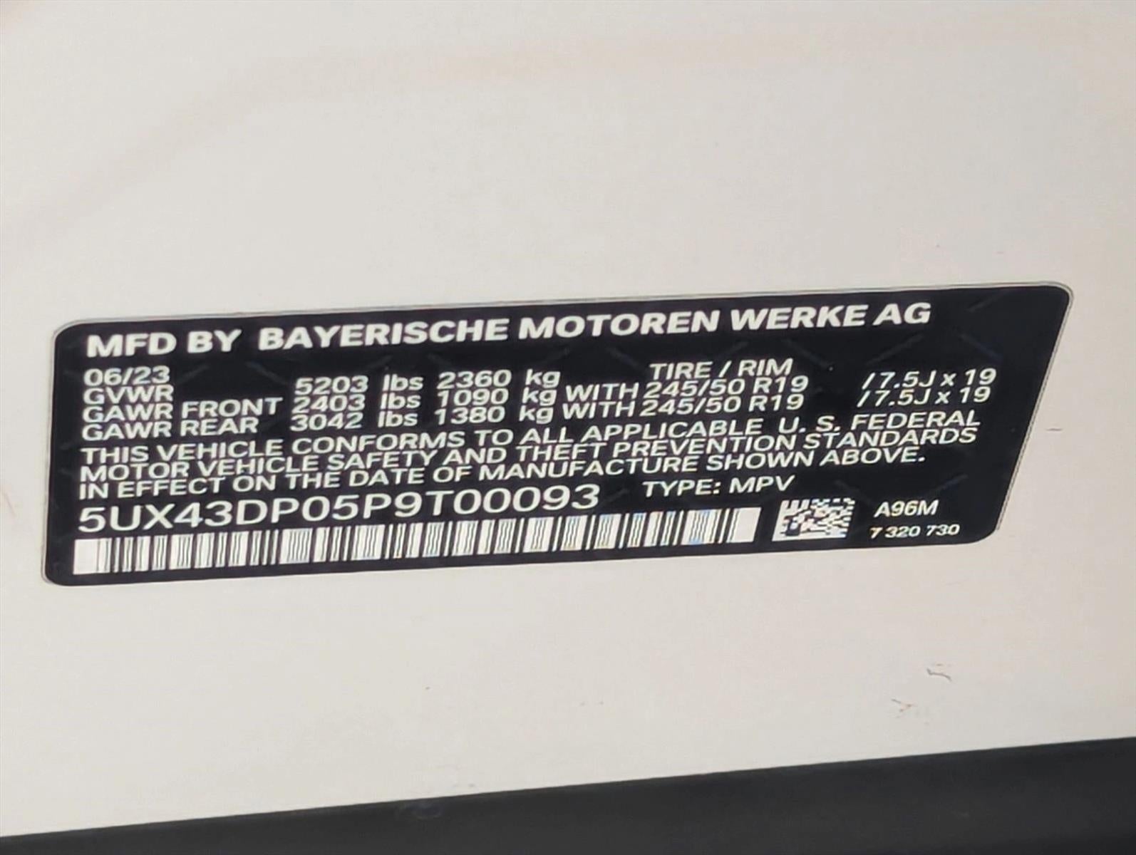 2023 BMW X3 sDrive30i Sports Activity Vehicle