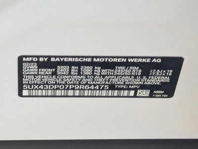 2023 BMW X3 sDrive30i Sports Activity Vehicle